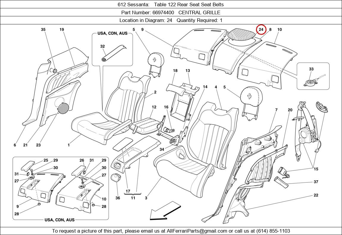Ferrari Part 66974400