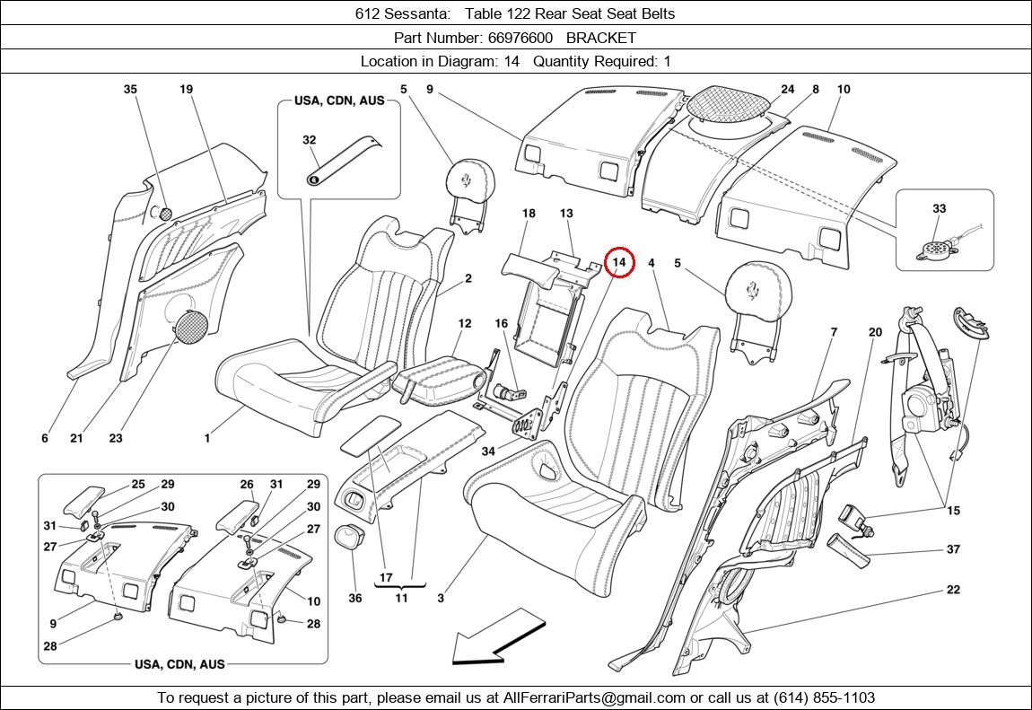 Ferrari Part 66976600