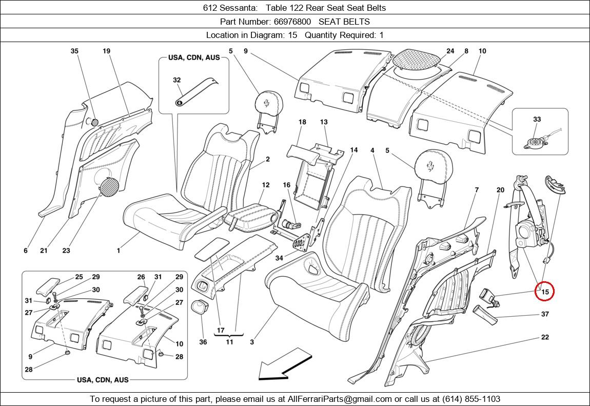 Ferrari Part 66976800