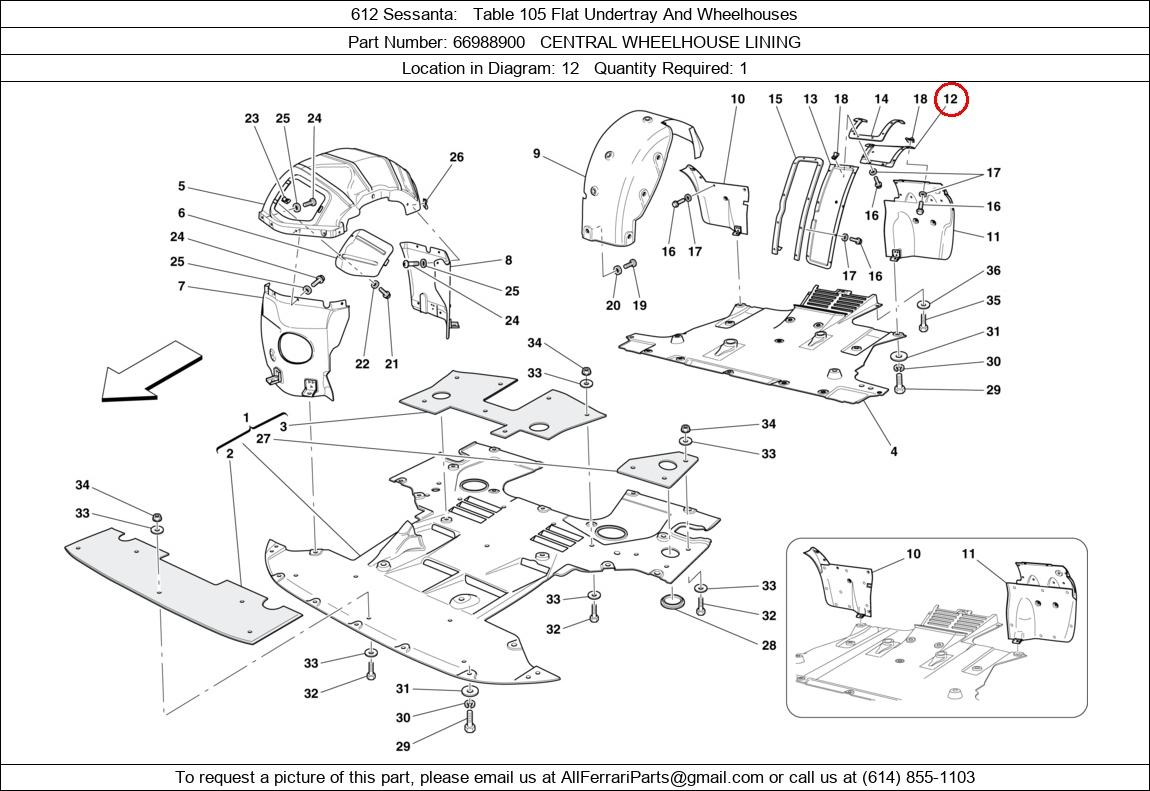 Ferrari Part 66988900