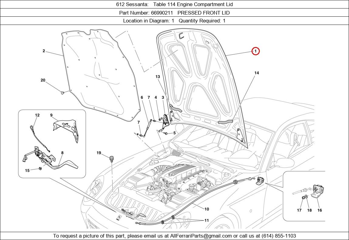 Ferrari Part 66990211