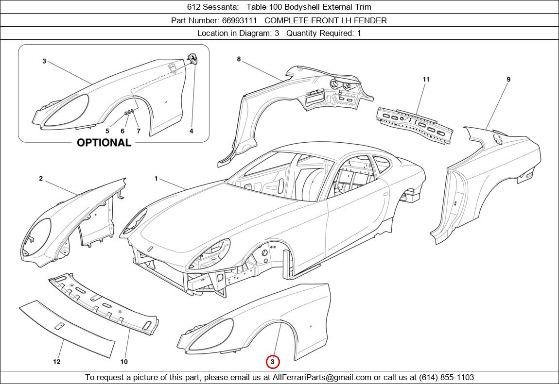Ferrari Part 66993111