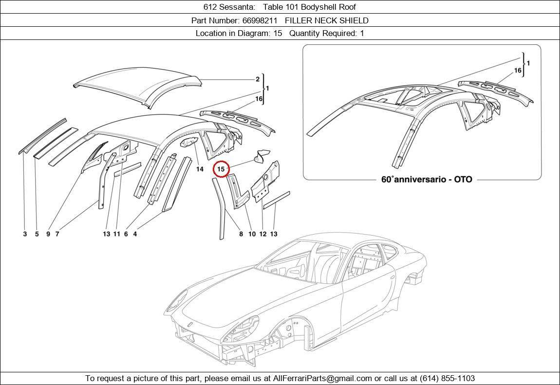 Ferrari Part 66998211