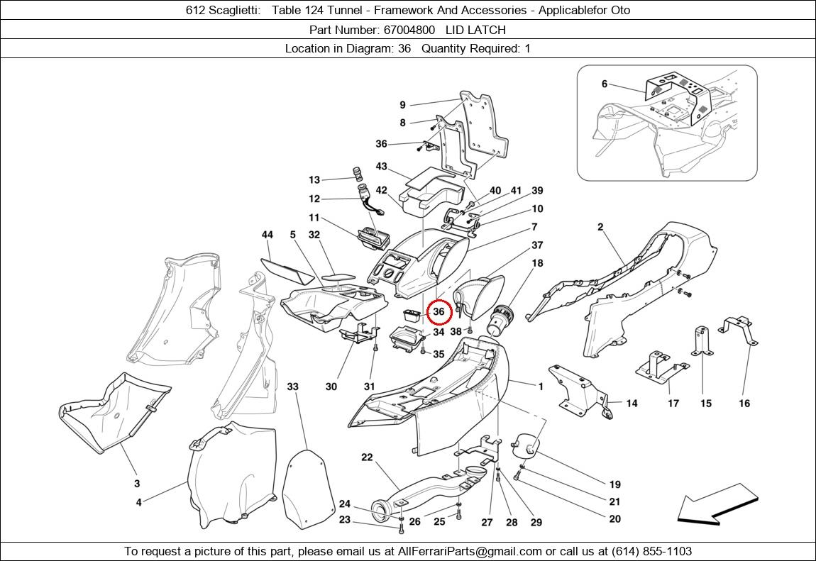 Ferrari Part 67004800