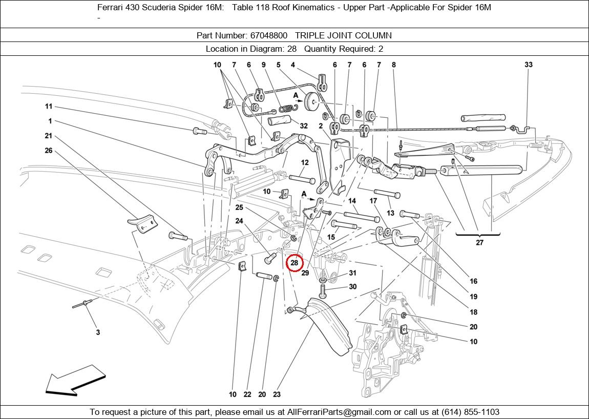 Ferrari Part 67048800