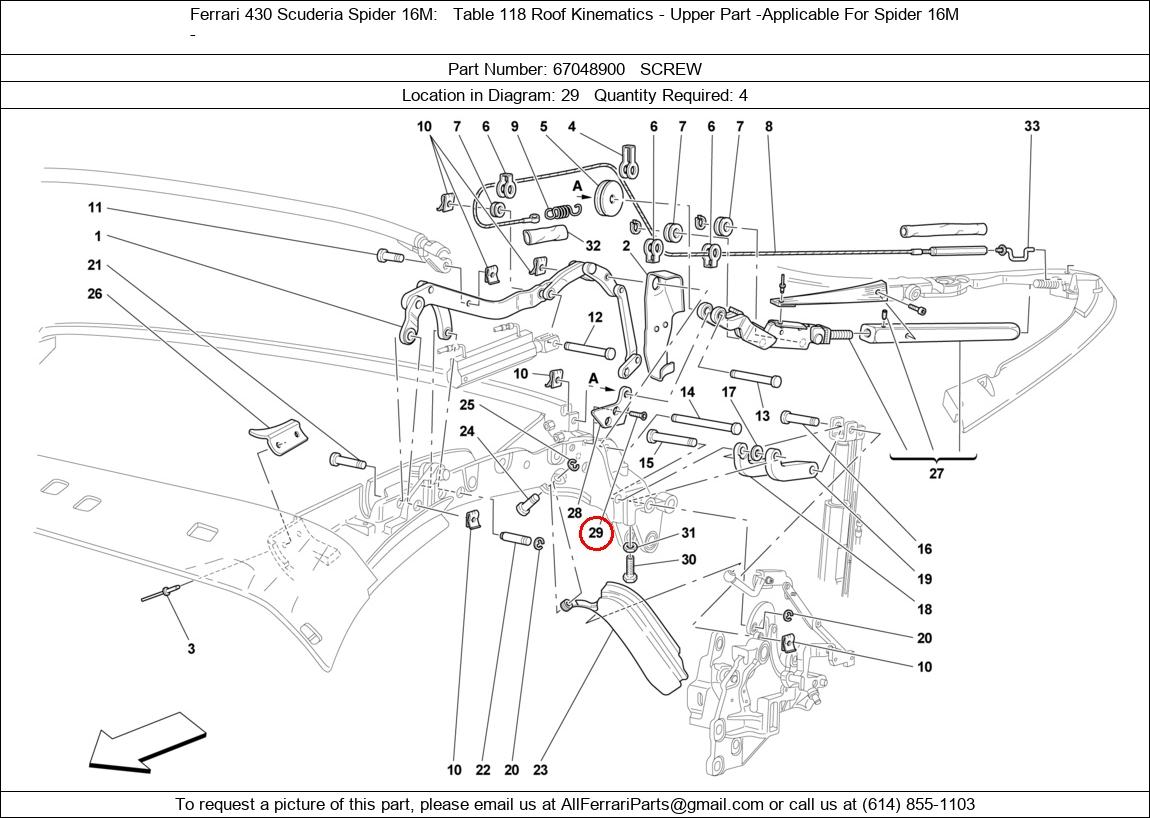Ferrari Part 67048900