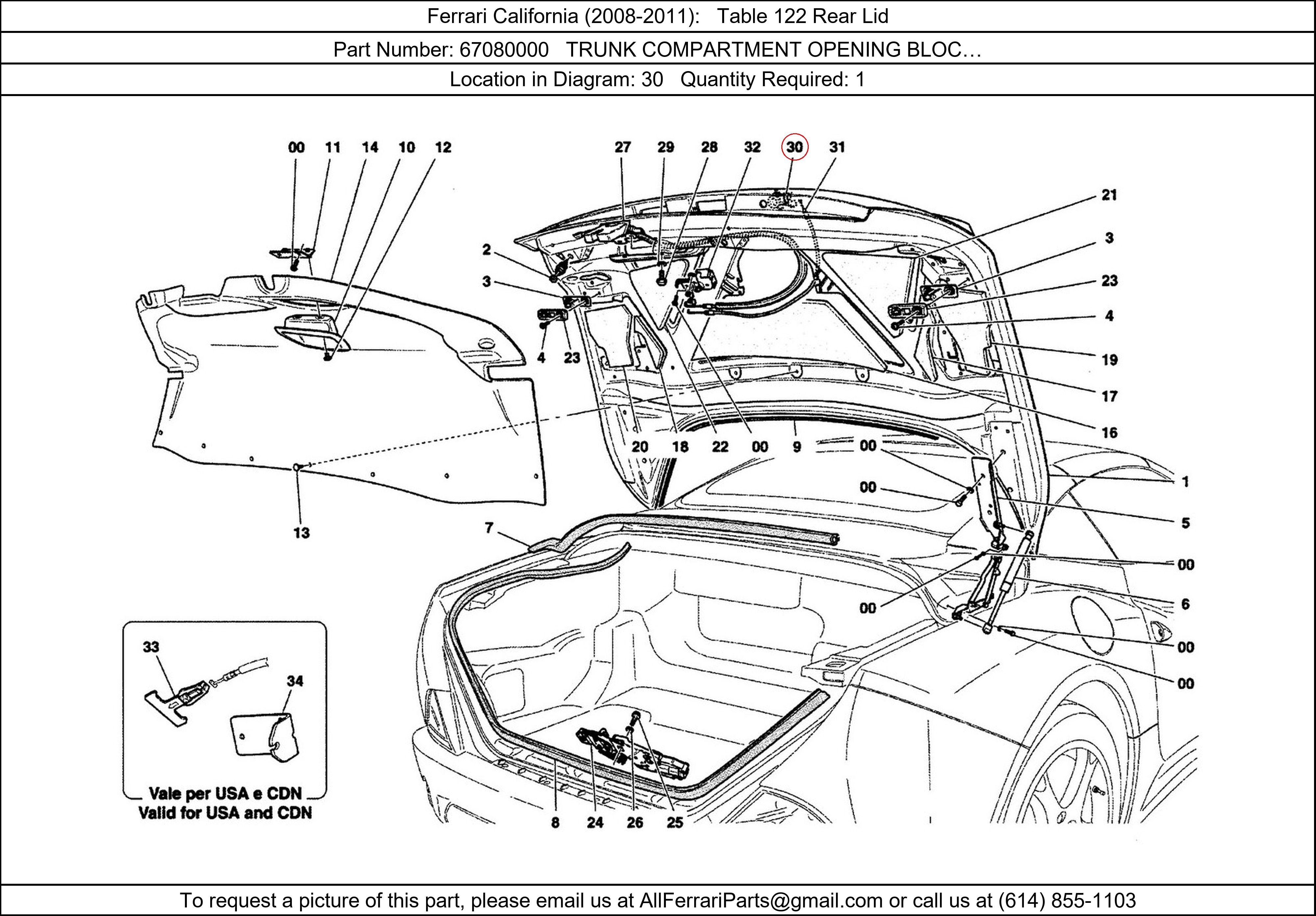 Ferrari Part 67080000