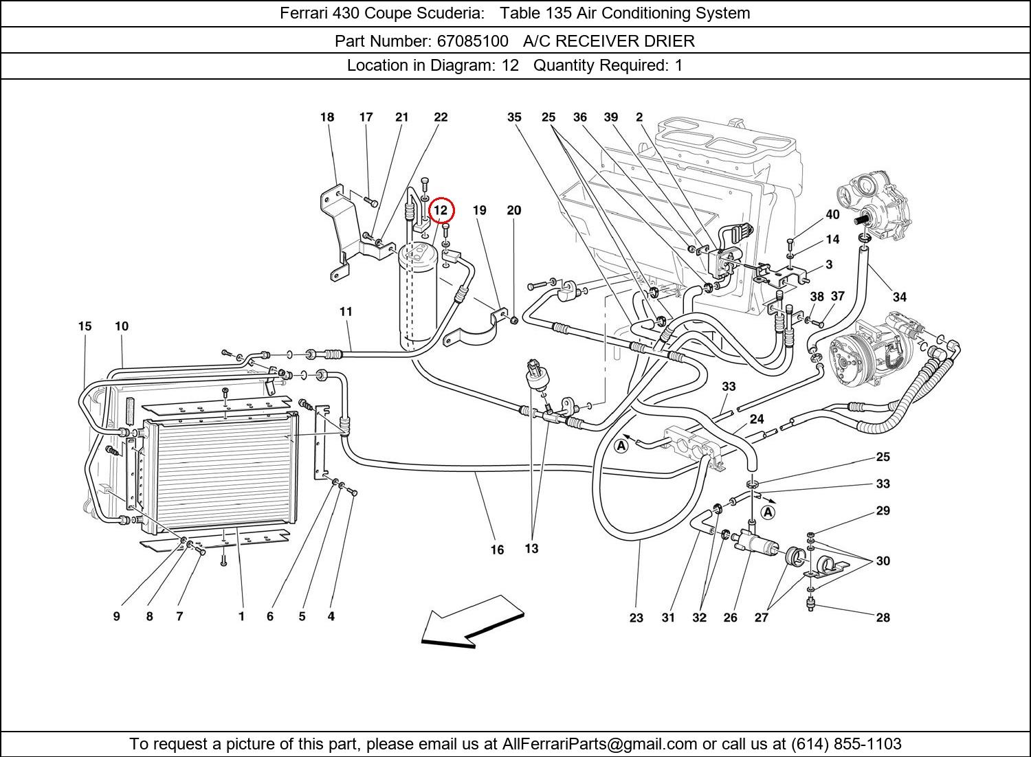 Ferrari Part 67085100