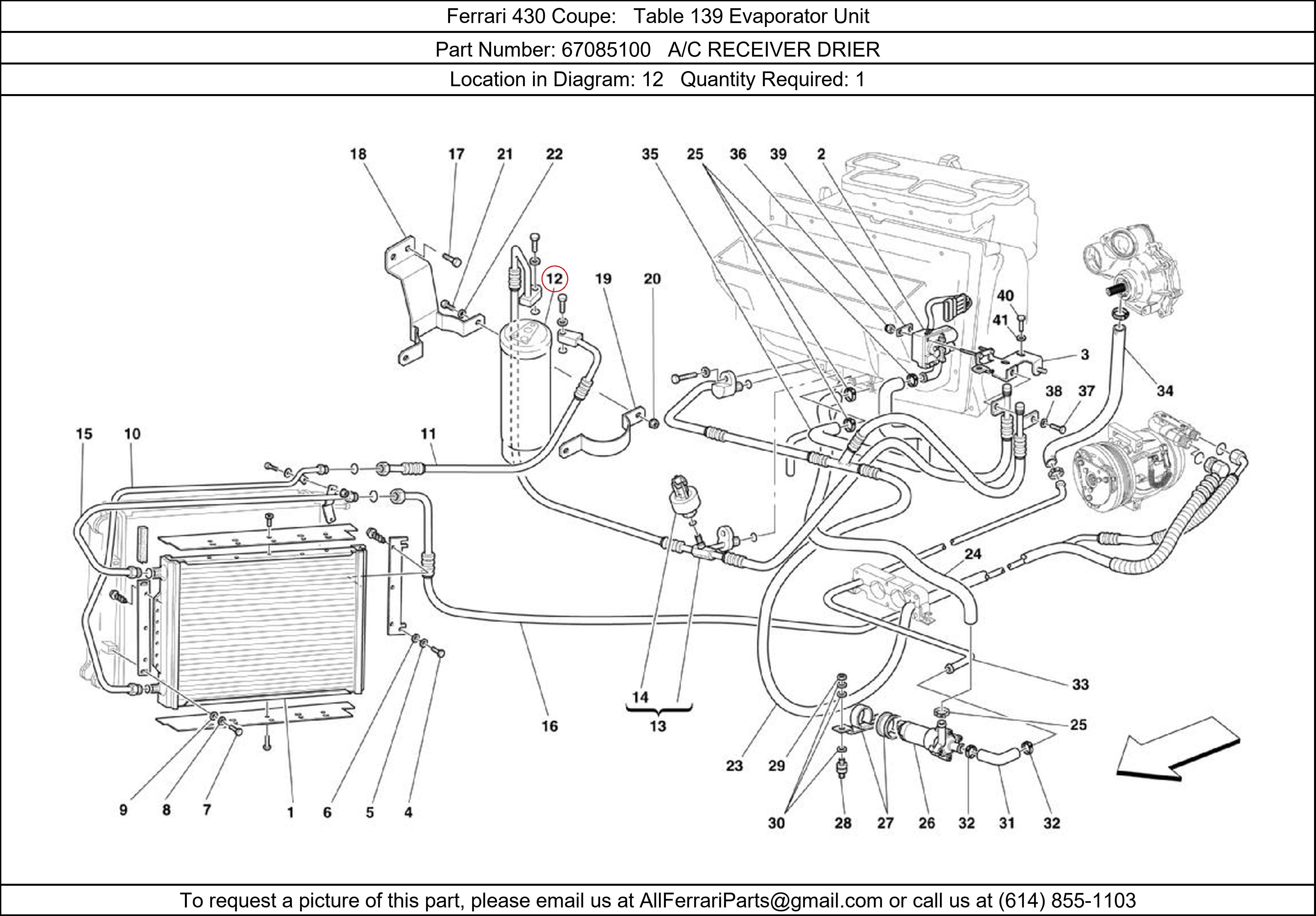 Ferrari Part 67085100