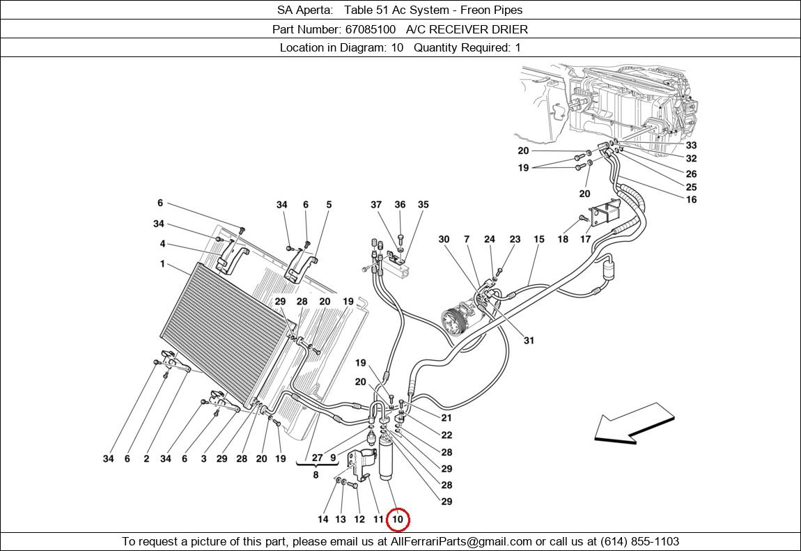 Ferrari Part 67085100