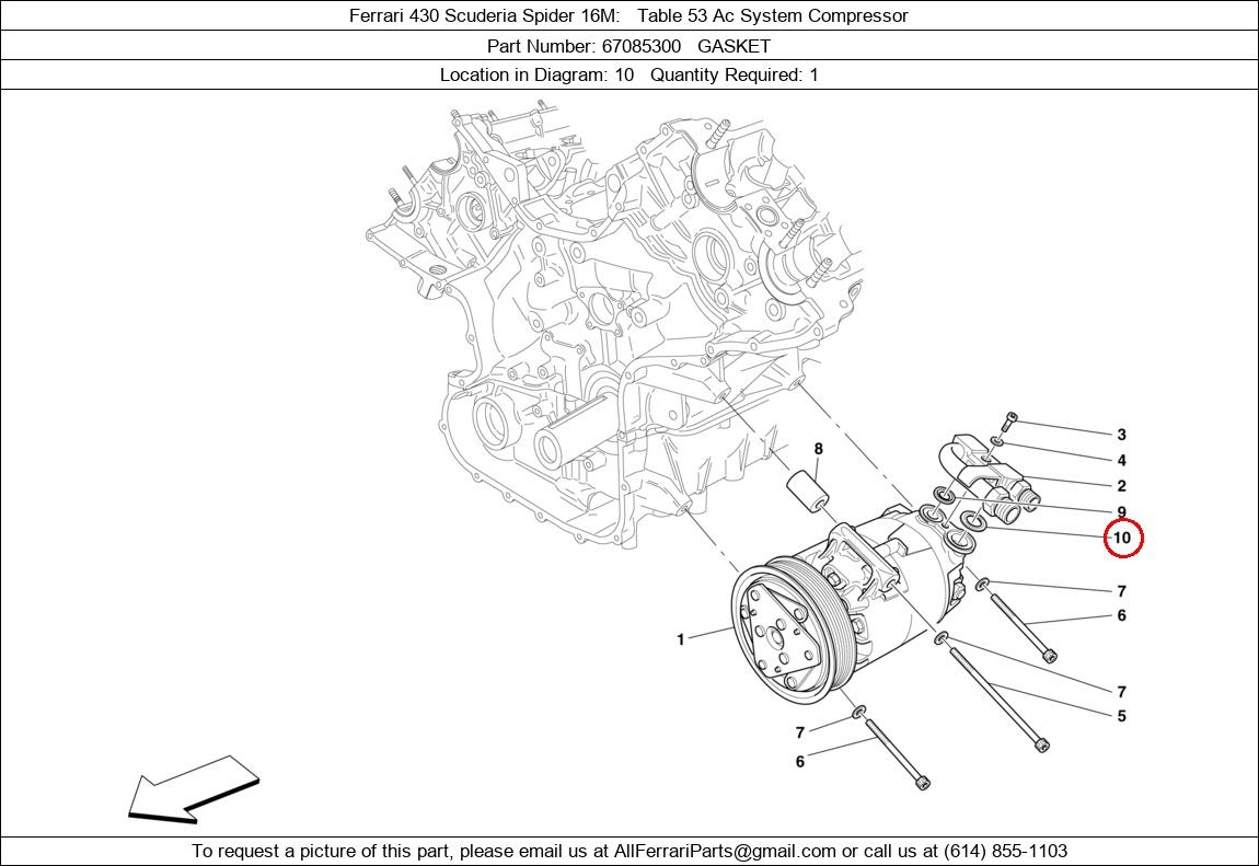 Ferrari Part 67085300