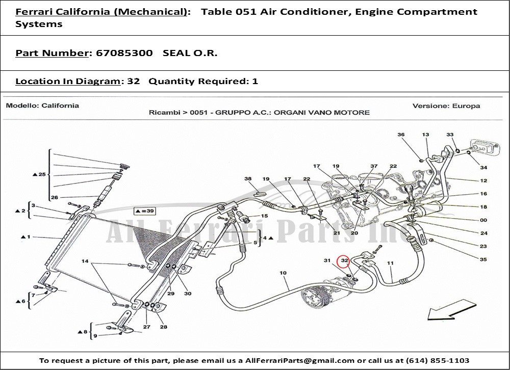 Ferrari Part 67085300