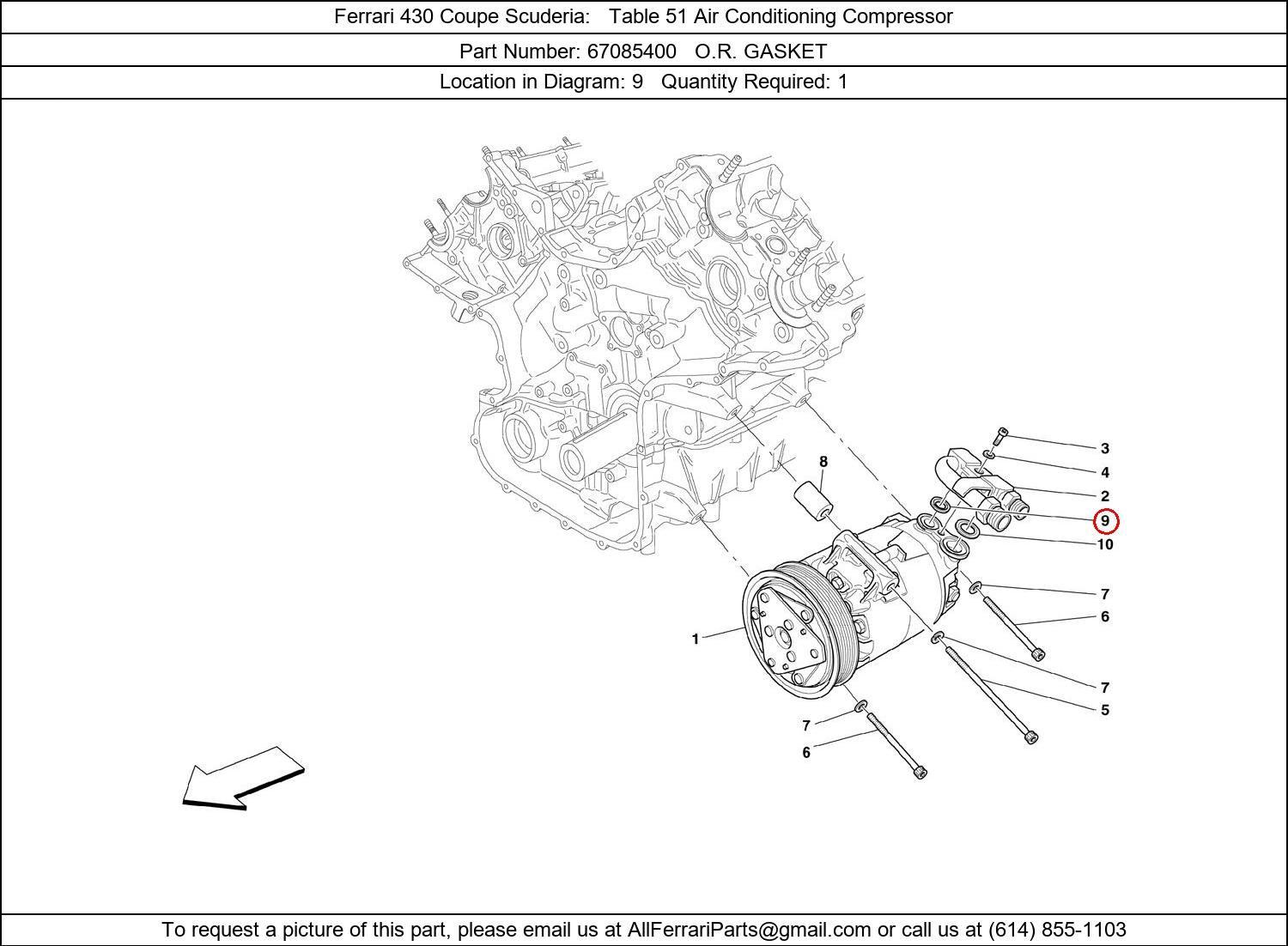 Ferrari Part 67085400