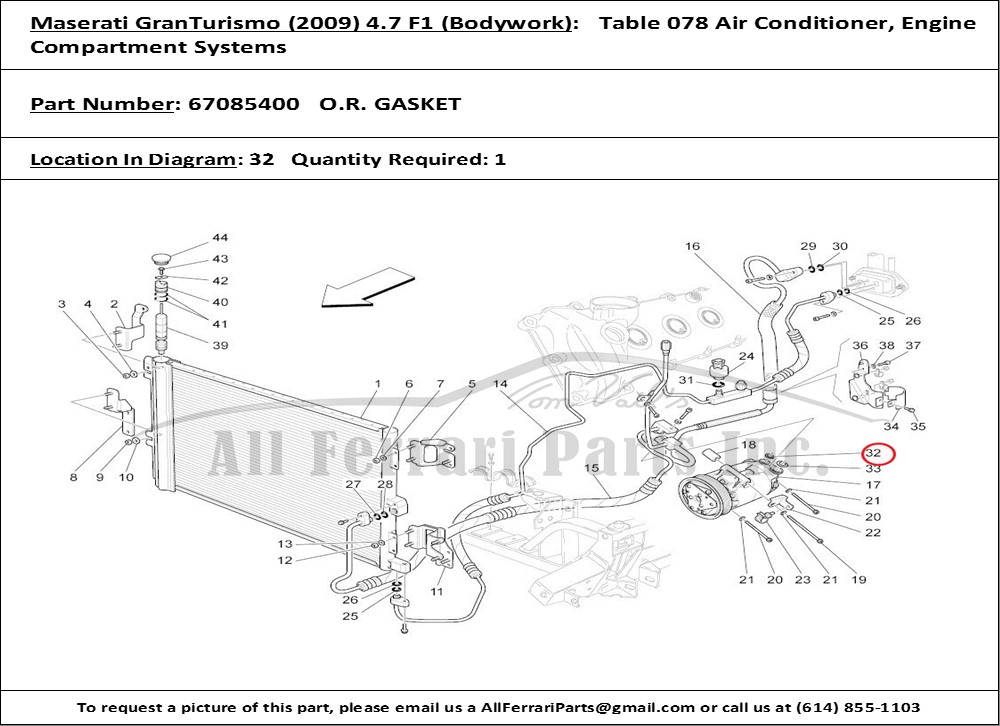 Ferrari Part 67085400