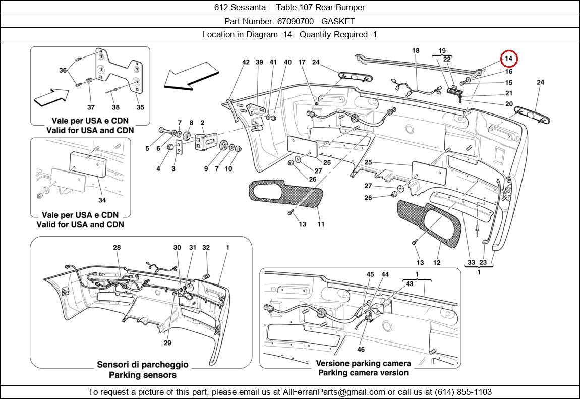 Ferrari Part 67090700