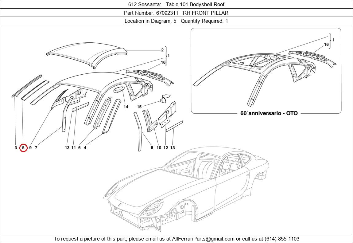 Ferrari Part 67092311