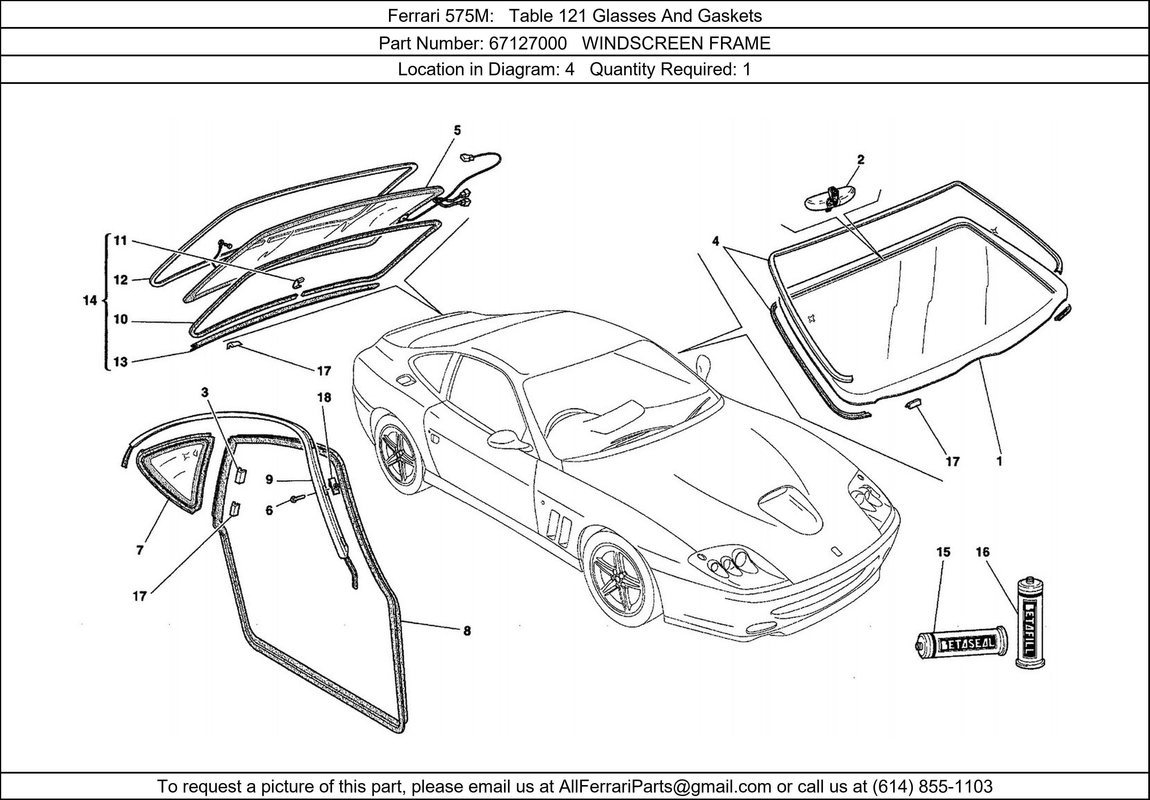 Ferrari Part 67127000