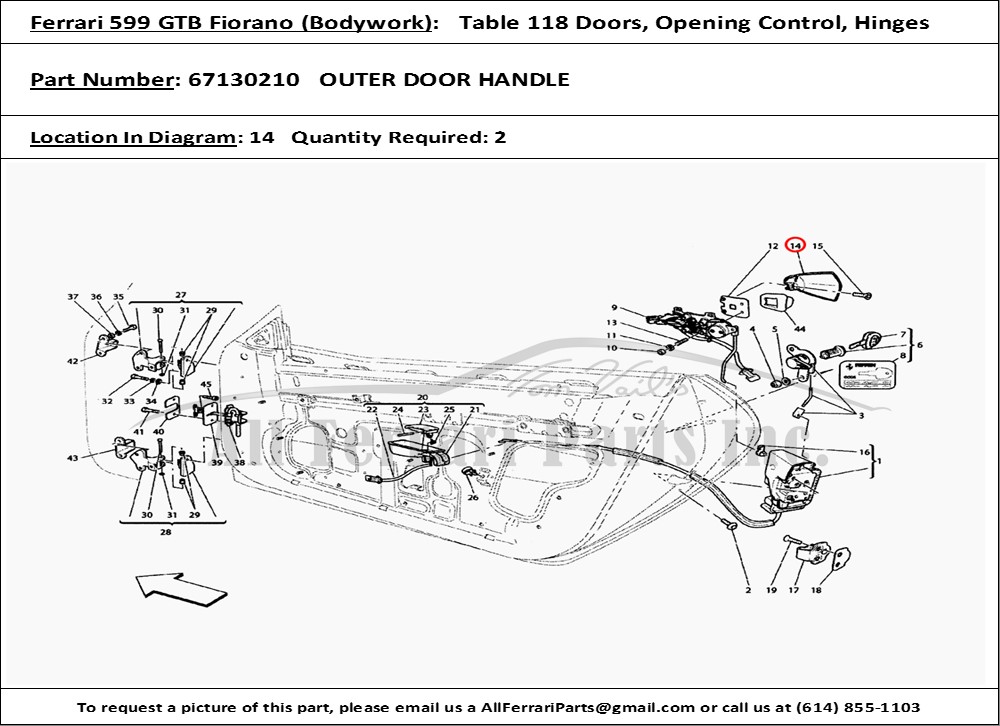 Ferrari Part 67130210