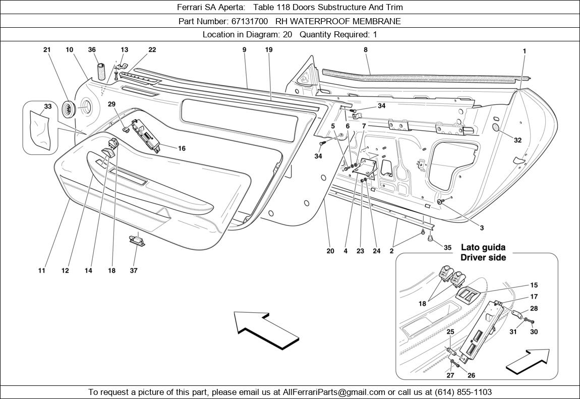 Ferrari Part 67131700