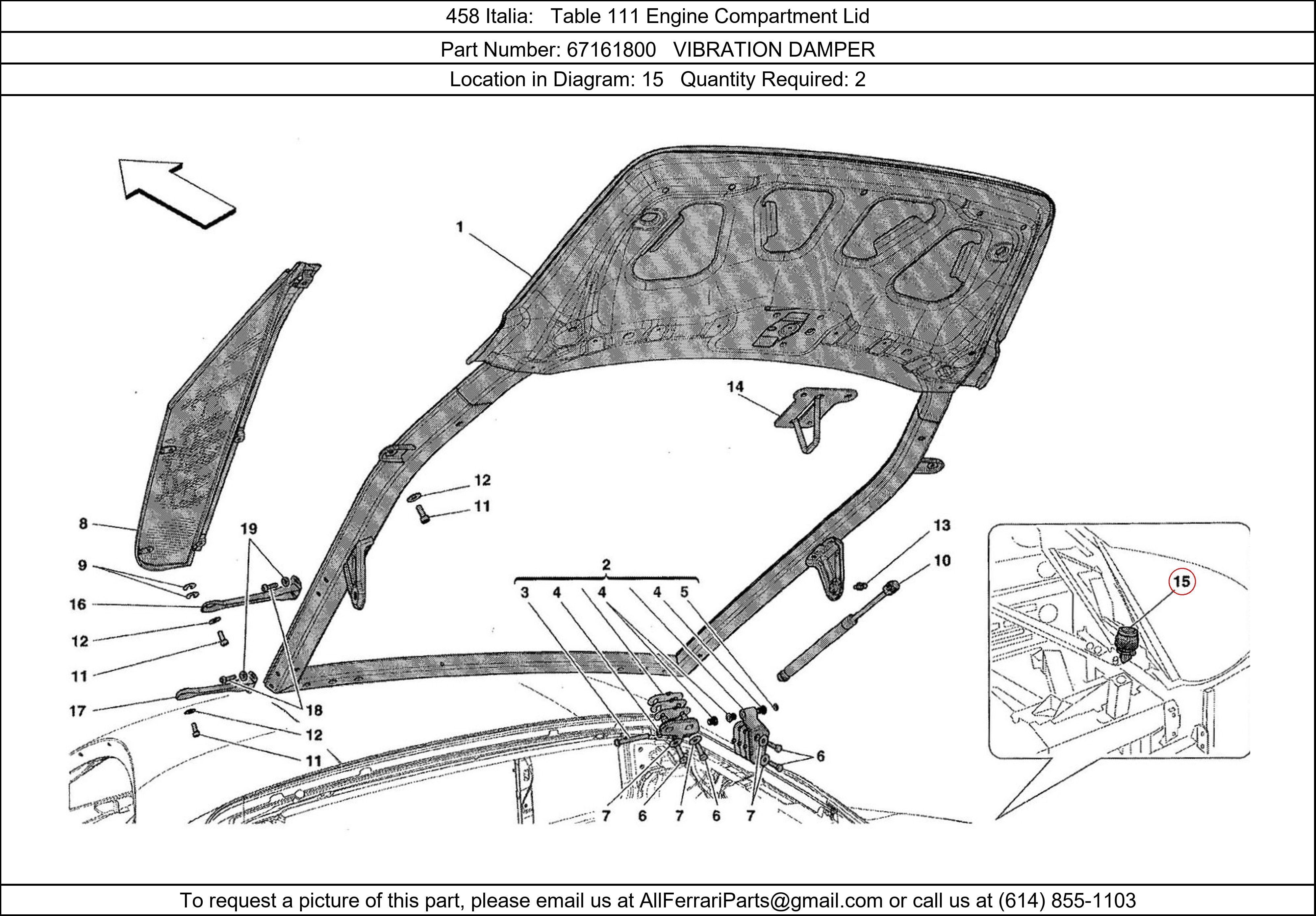 Ferrari Part 67161800