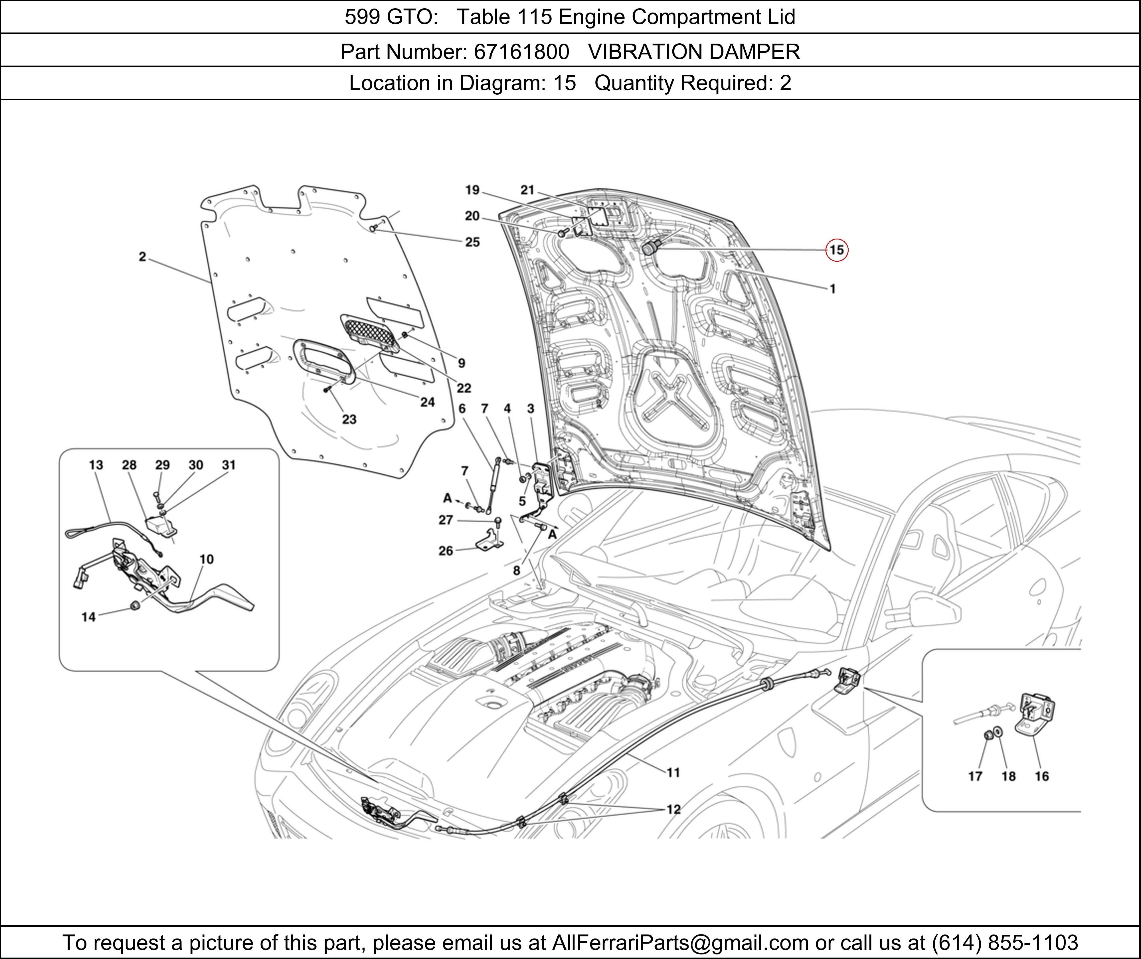 Ferrari Part 67161800