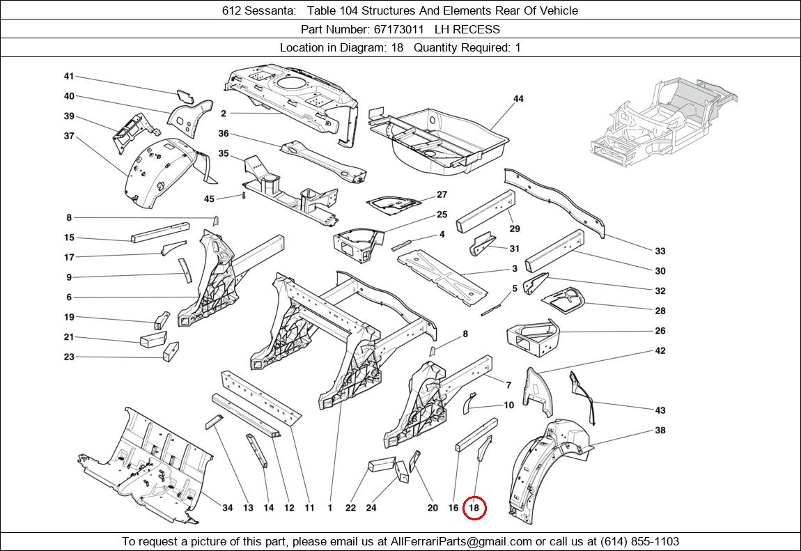 Ferrari Part 67173011