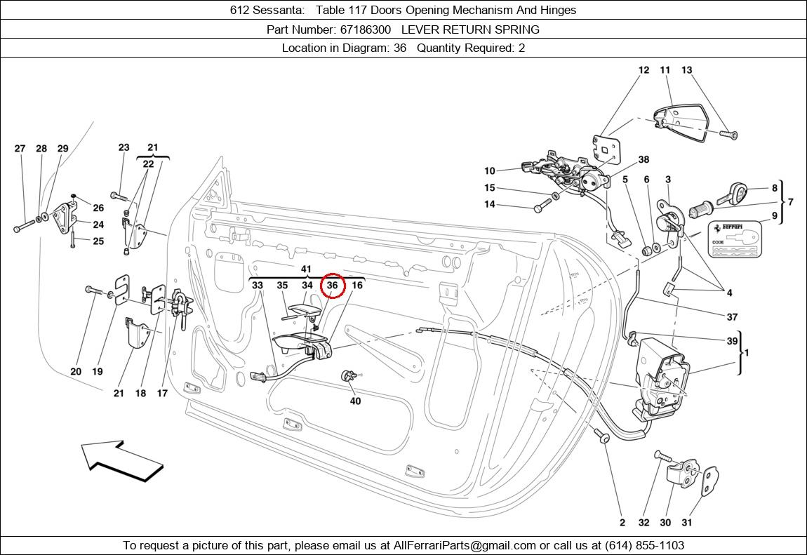 Ferrari Part 67186300