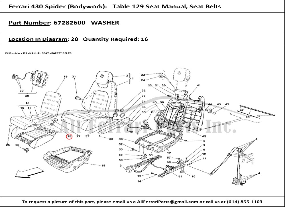 Ferrari Part 67282600