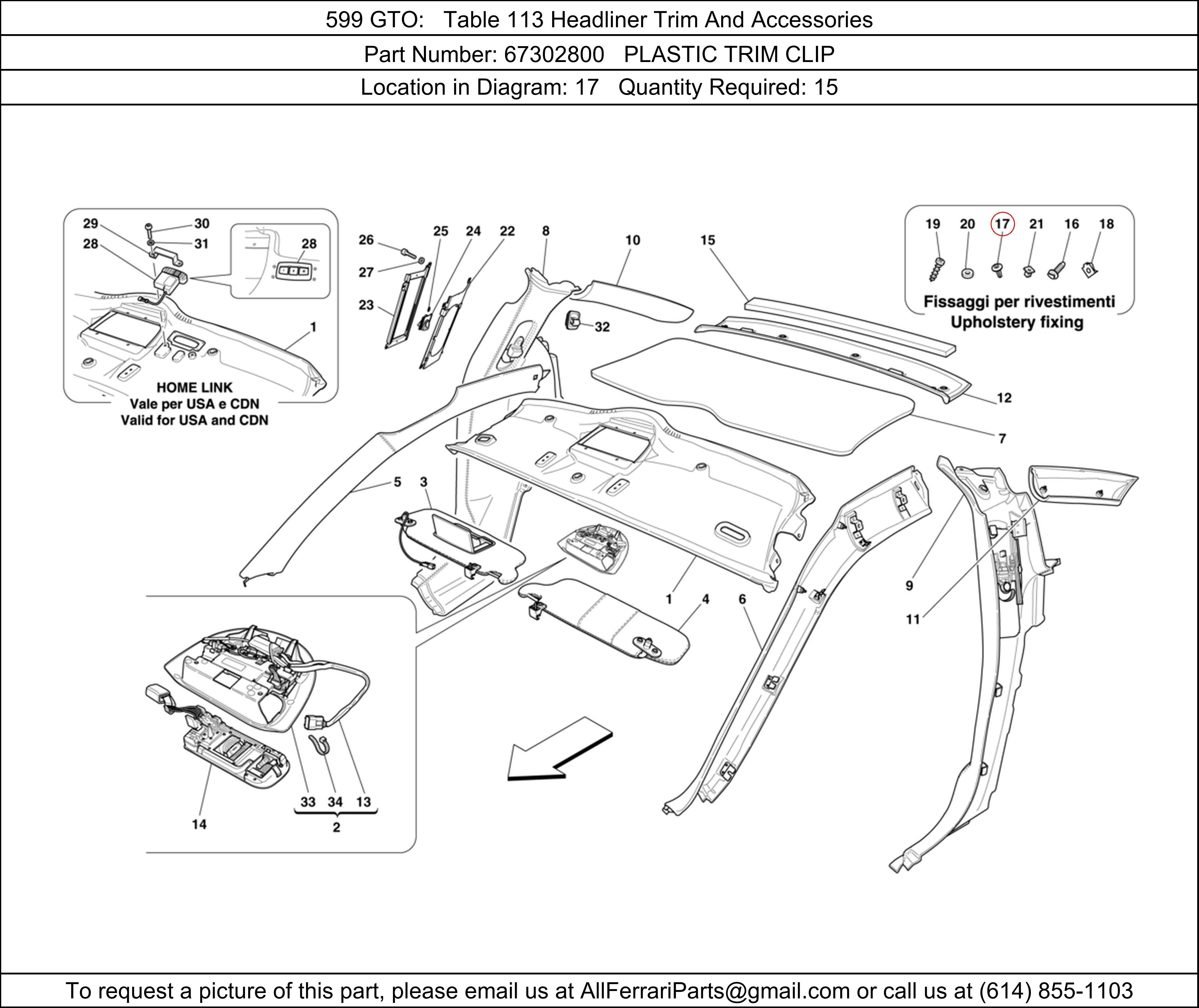 Ferrari Part 67302800