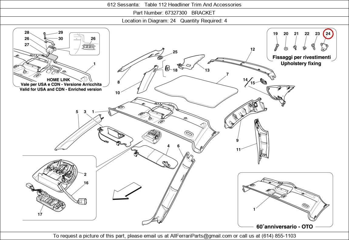 Ferrari Part 67327300