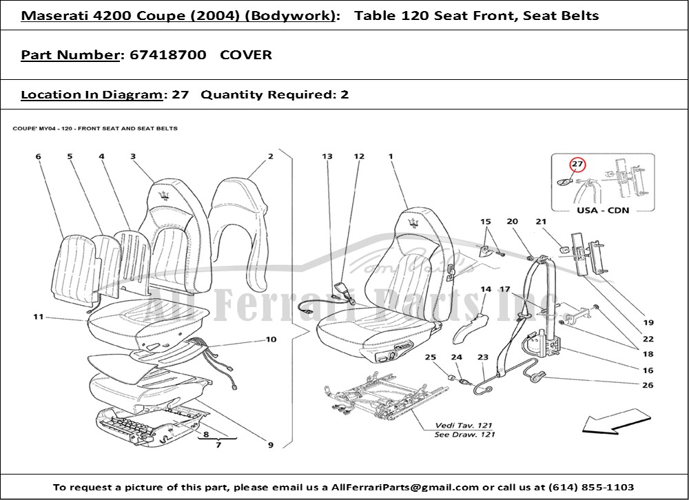 Ferrari Part 67418700