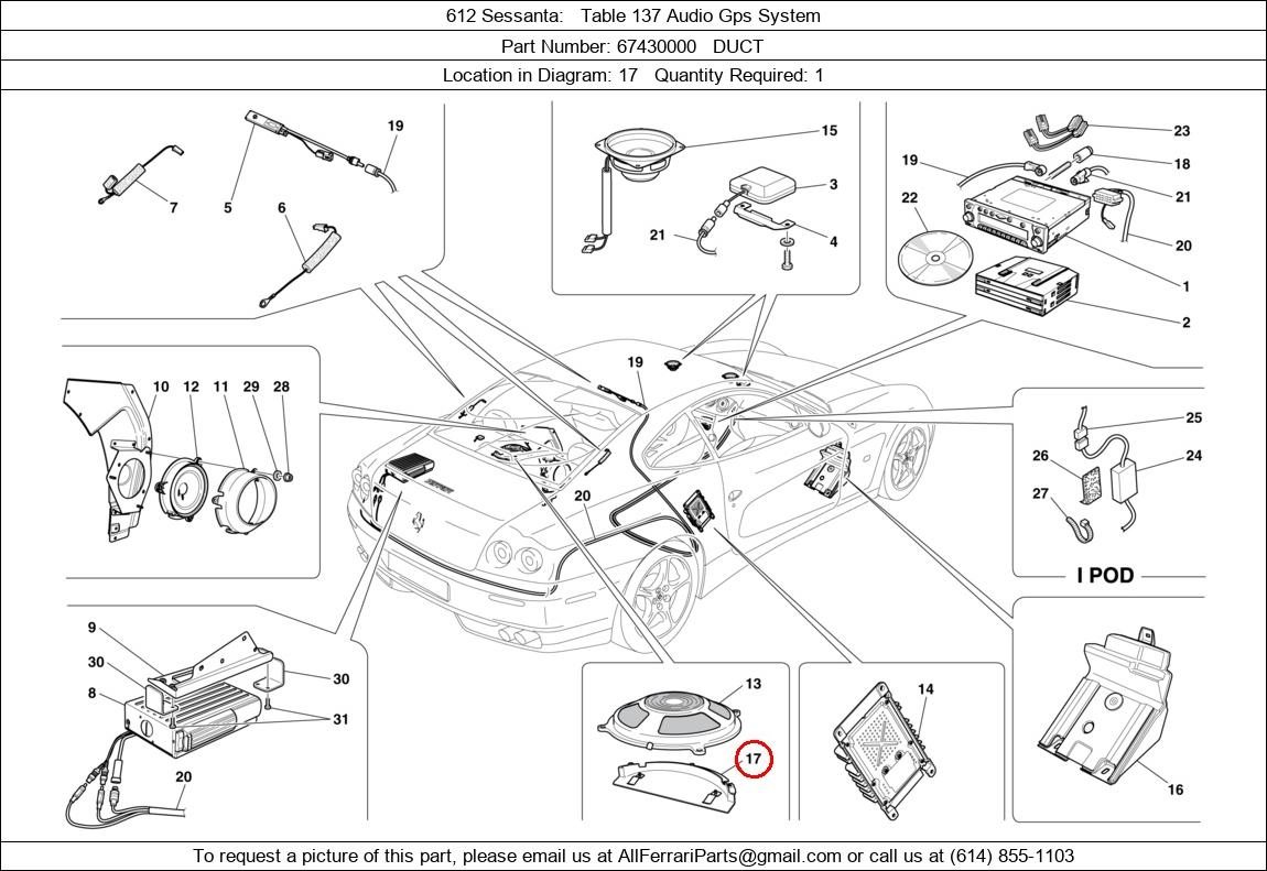 Ferrari Part 67430000