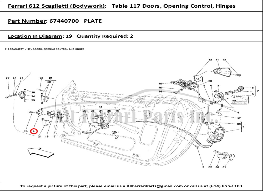 Ferrari Part 67440700