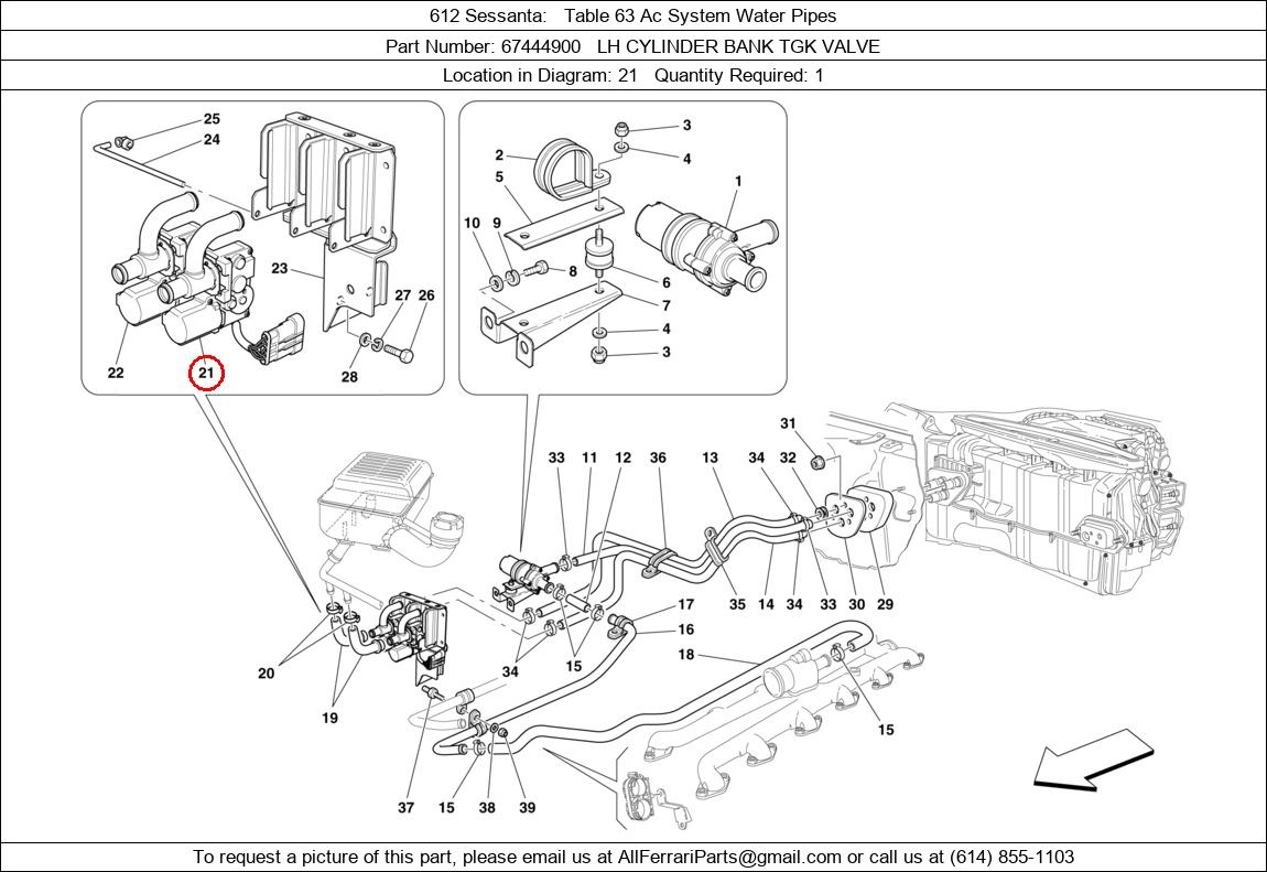 Ferrari Part 67444900