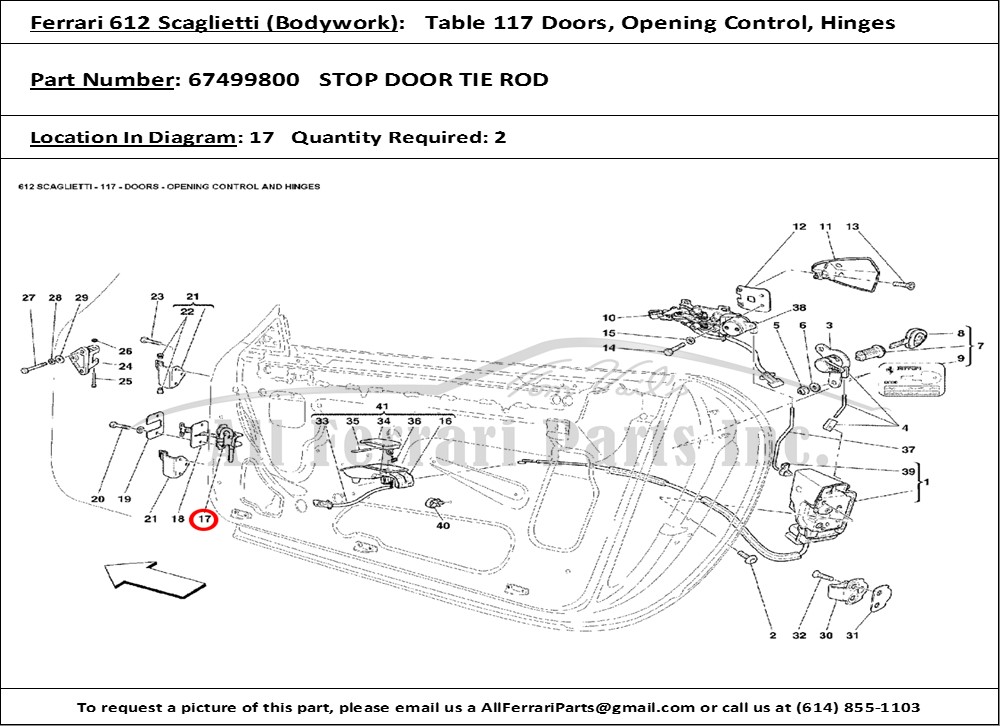 Ferrari Part 67499800