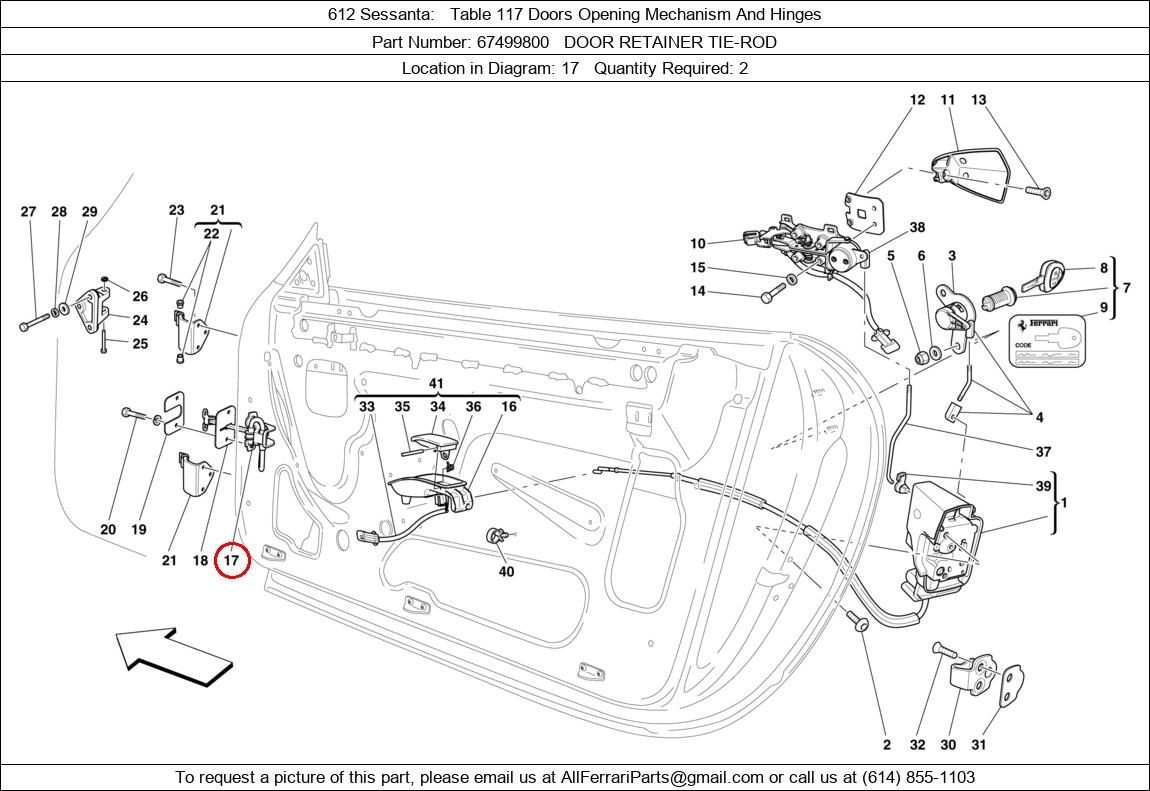 Ferrari Part 67499800