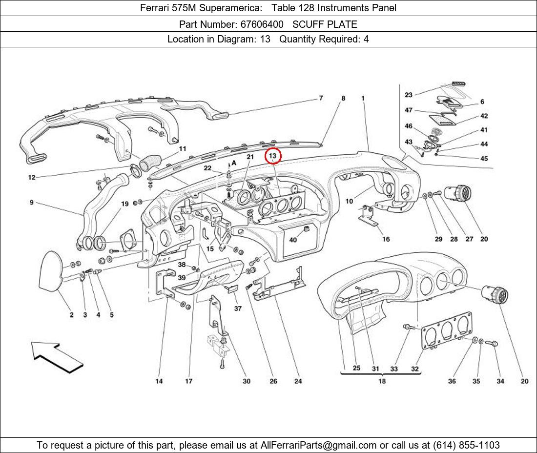 Ferrari Part 67606400