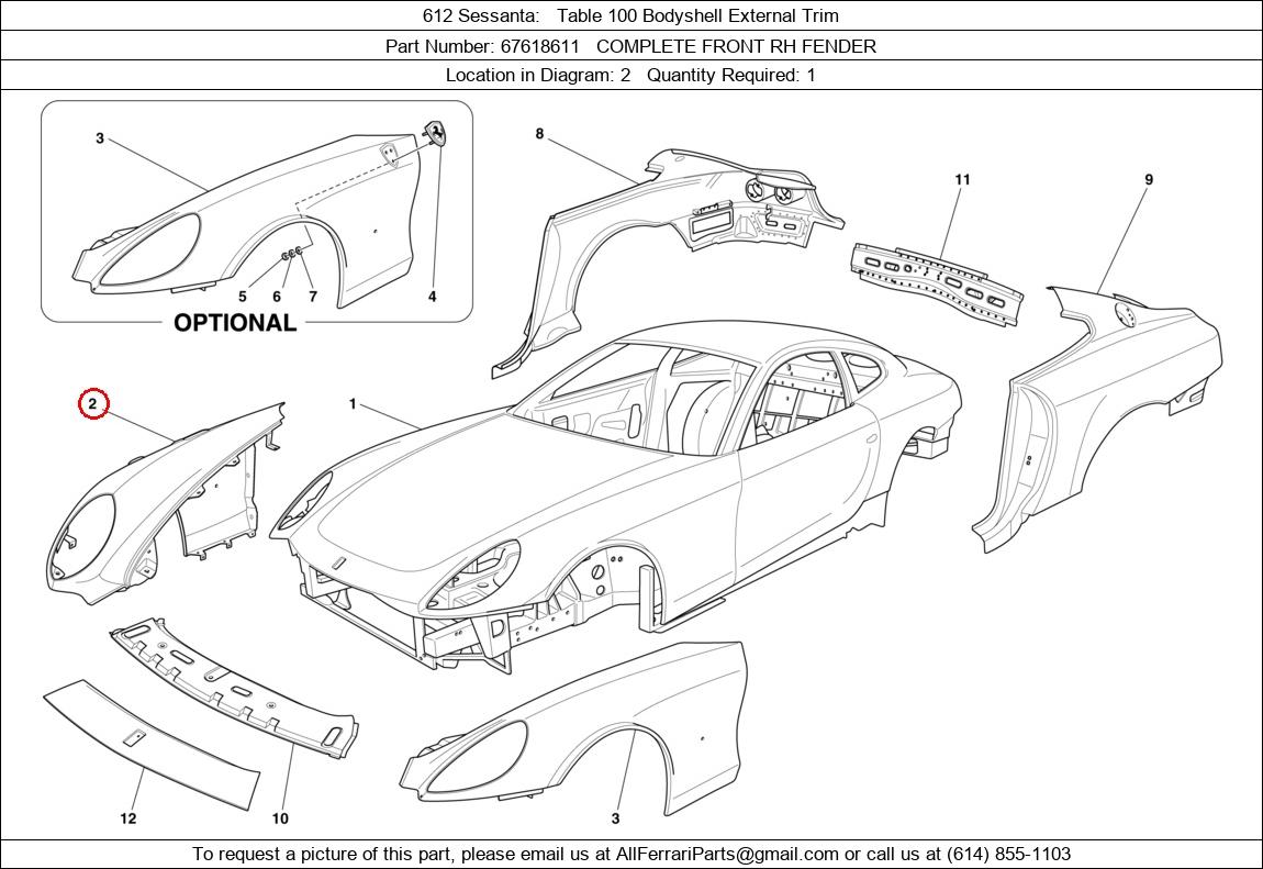 Ferrari Part 67618611