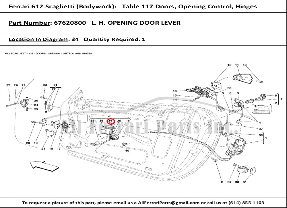 Ferrari Part 67620800