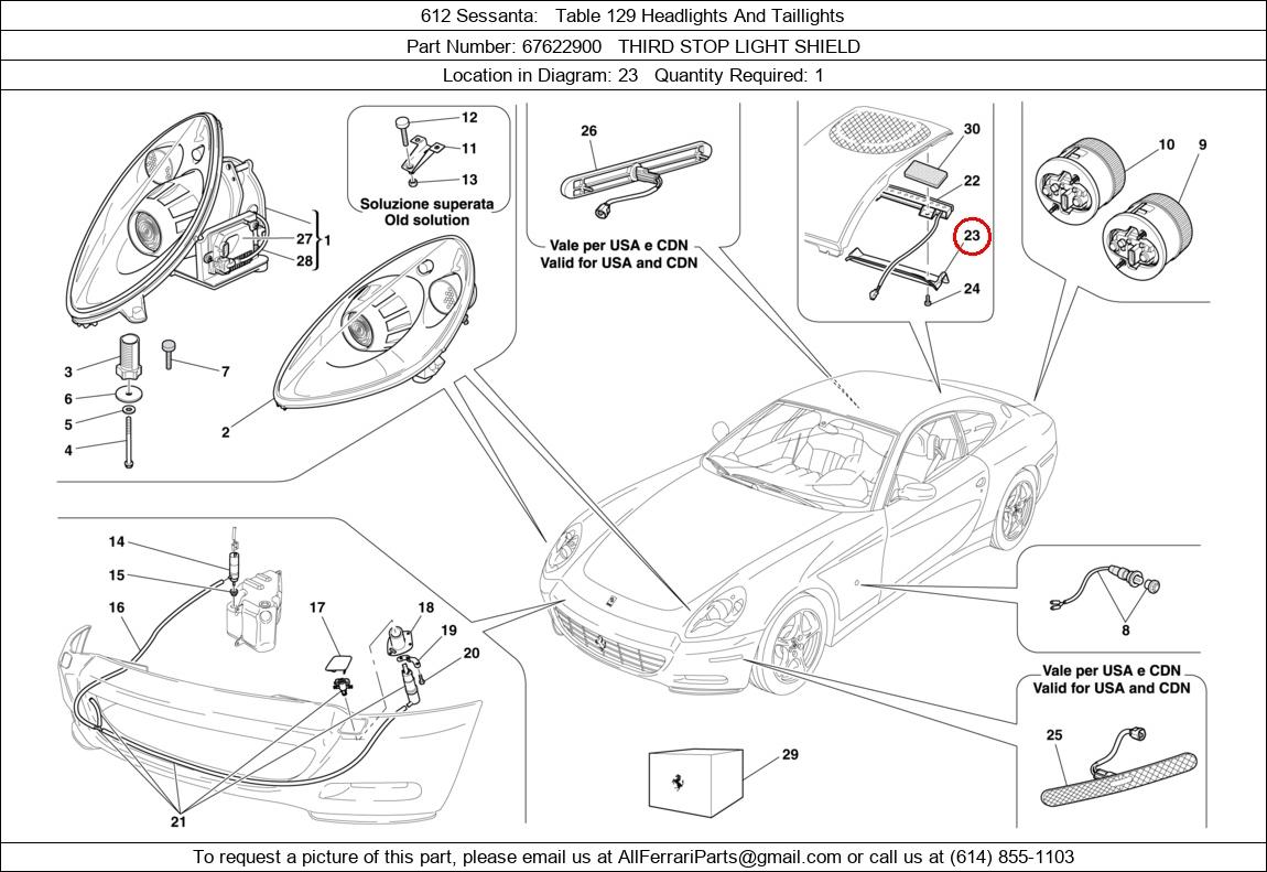 Ferrari Part 67622900
