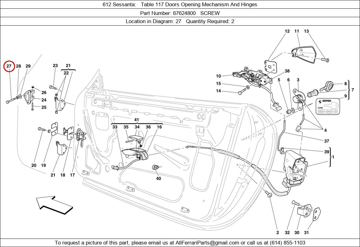 Ferrari Part 67624800