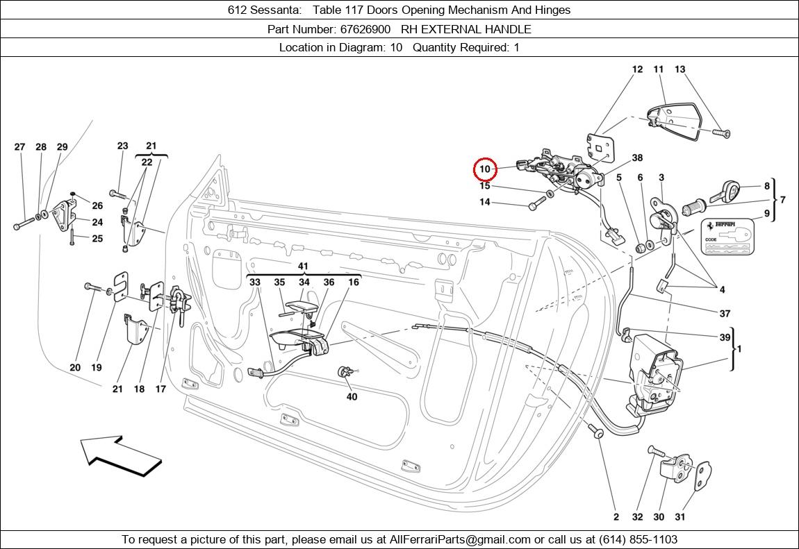 Ferrari Part 67626900