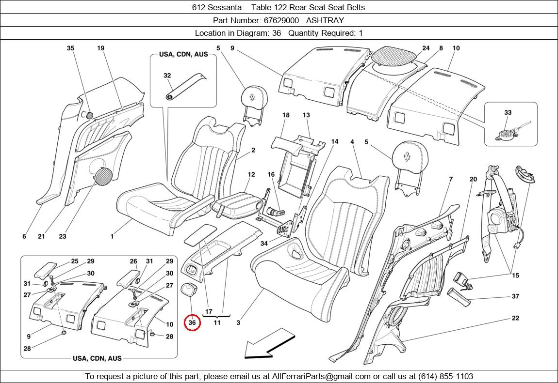 Ferrari Part 67629000