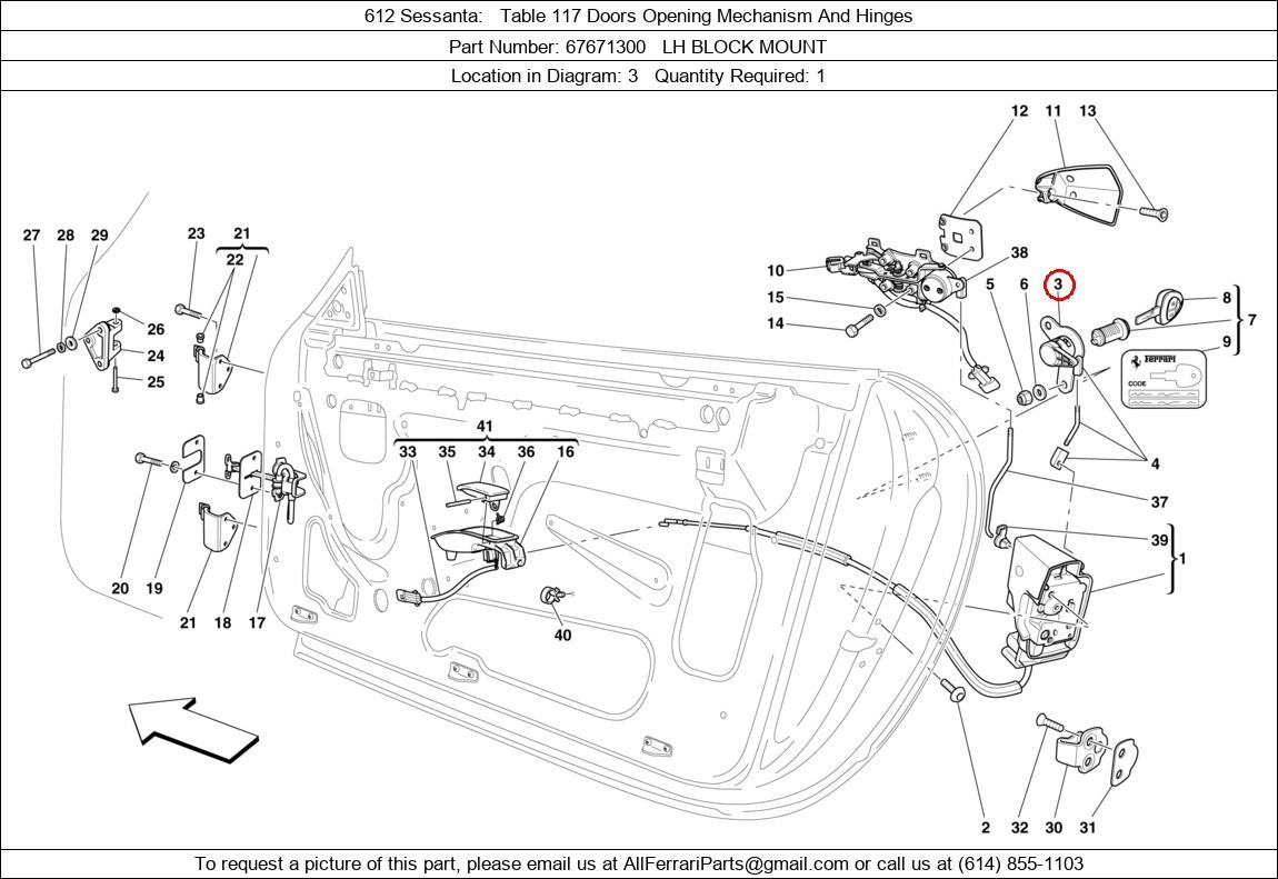 Ferrari Part 67671300
