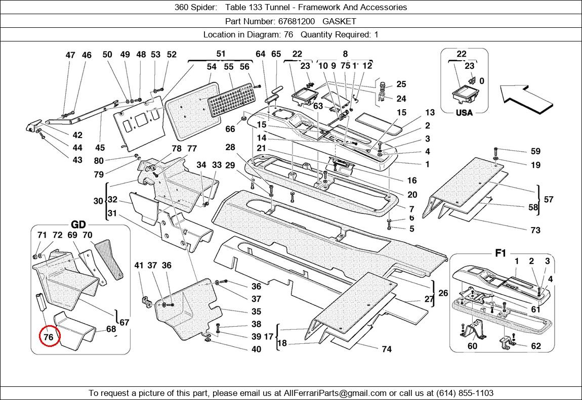 Ferrari Part 67681200