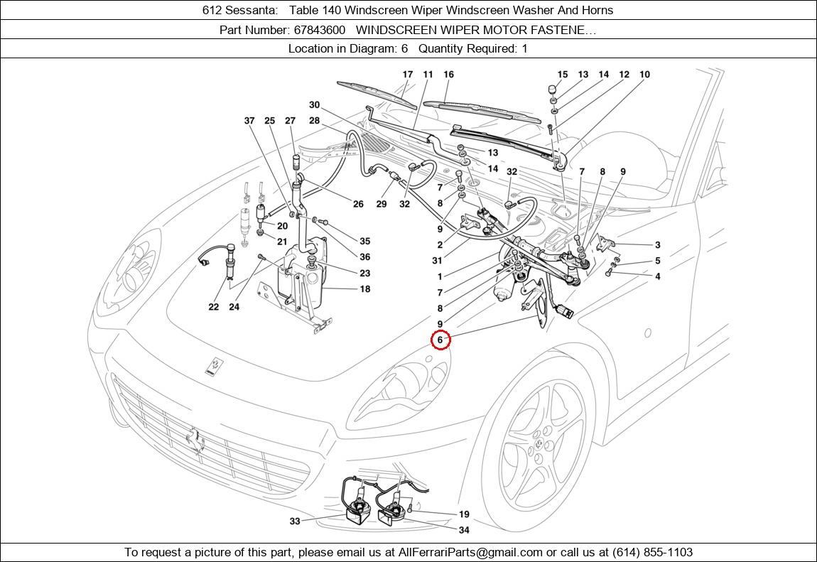 Ferrari Part 67843600