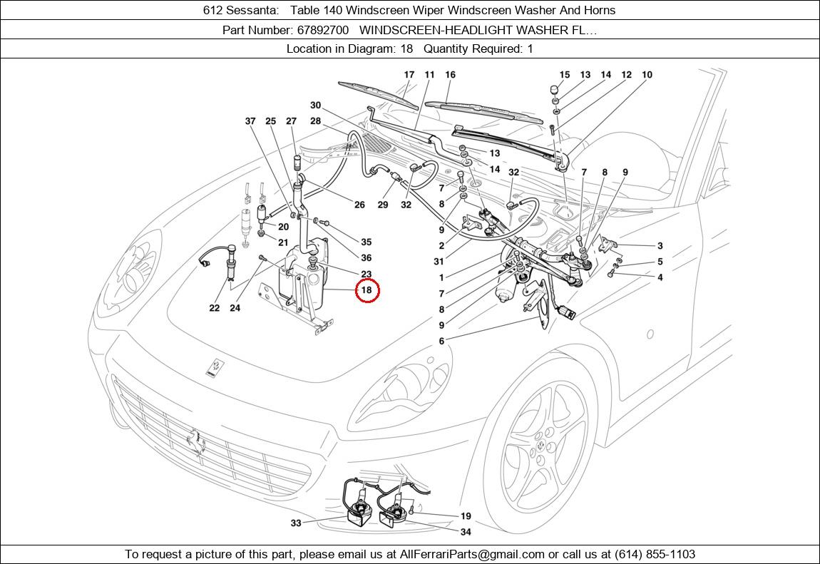 Ferrari Part 67892700