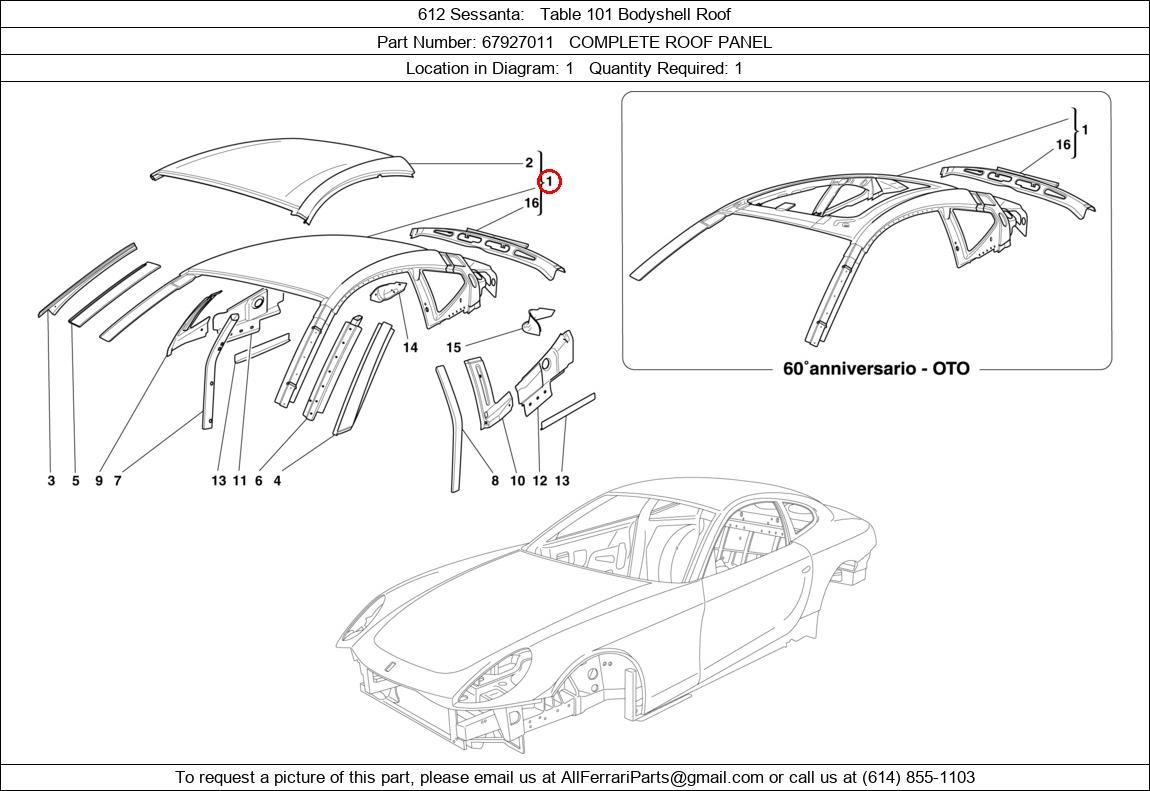 Ferrari Part 67927011