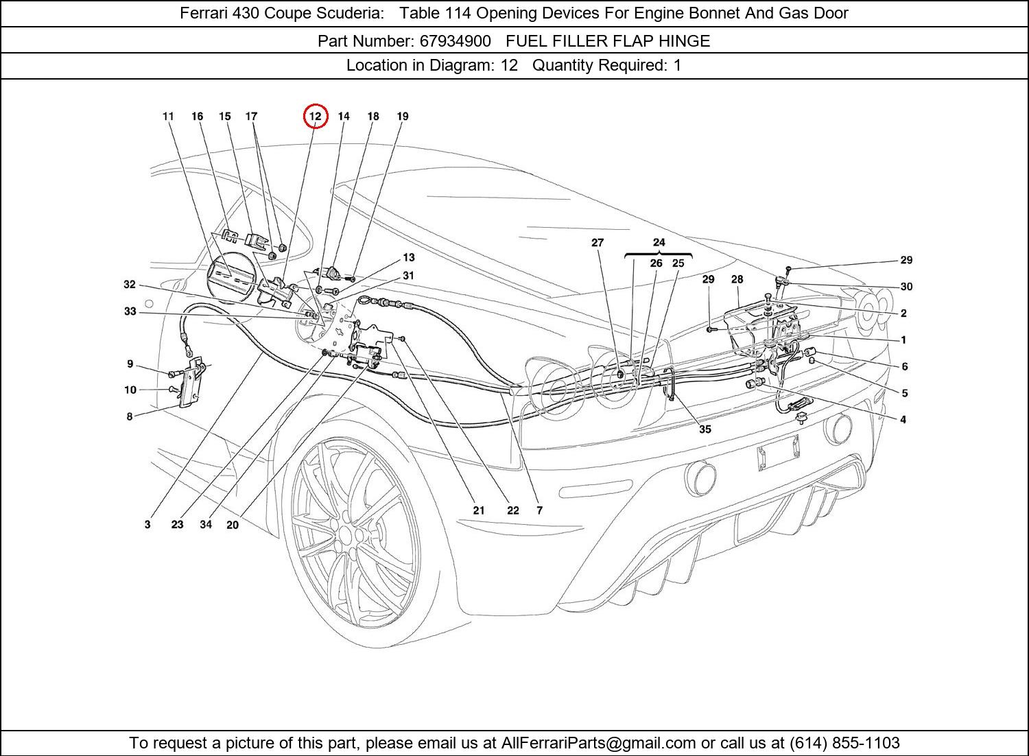 Ferrari Part 67934900