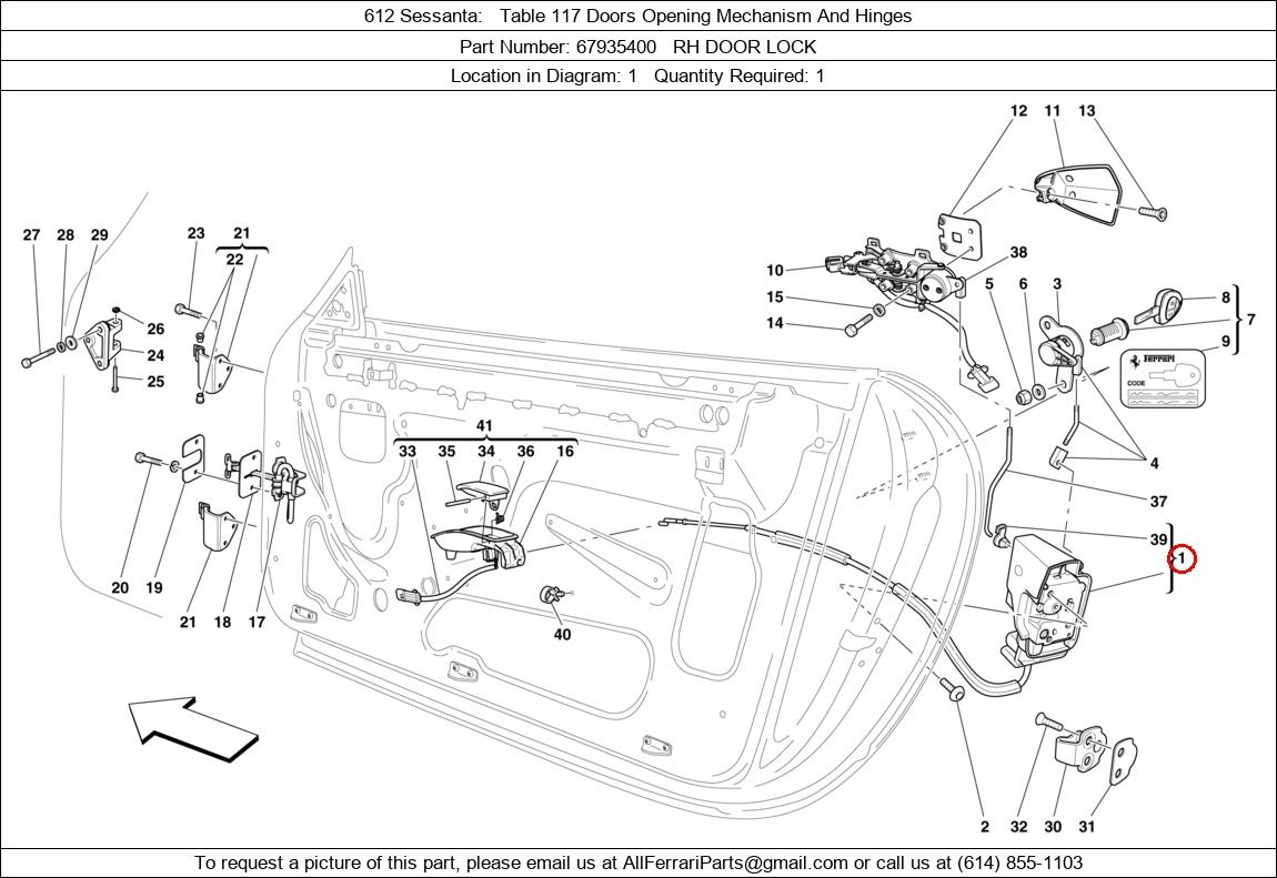 Ferrari Part 67935400
